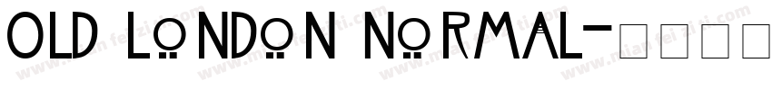 Old London Normal字体转换